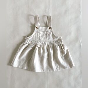 Old Navy Linen Pinafore 12/18 EUC